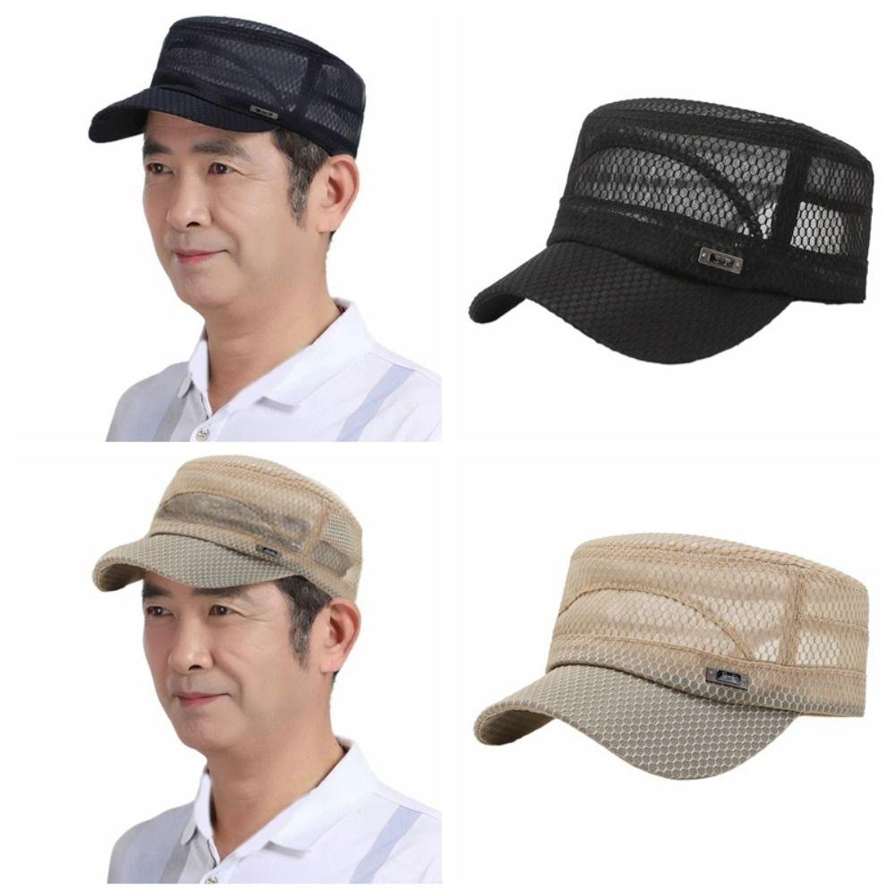 Transparent Sunscrean Mesh Cap Letter Outdoor Sun Hat Casual Summer Baseball Cap Sports