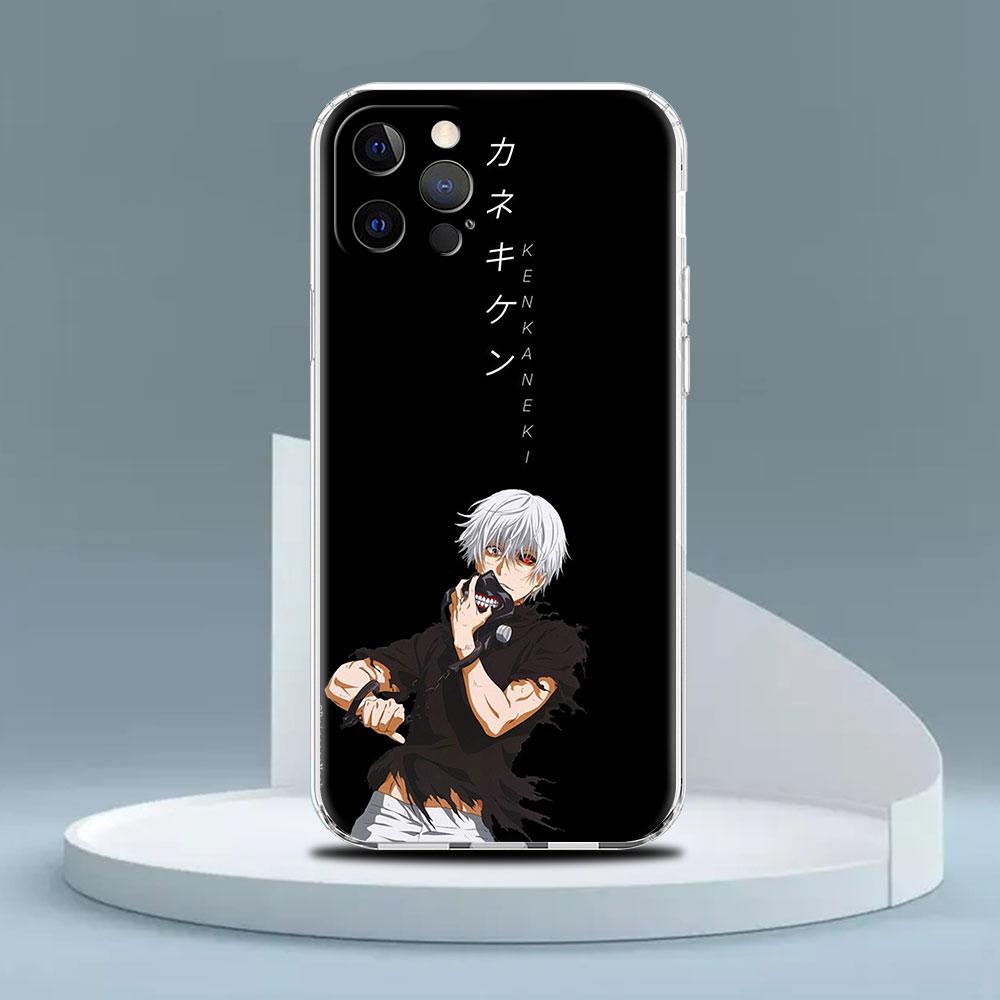 Klarer Fall für Apple iPhone 14 13 11 12 Pro 7 8 Plus XR X XS Max 6 6S 14Pro Silikon-Telefonabdeckung Japanese Tokyo Ghoul Suave