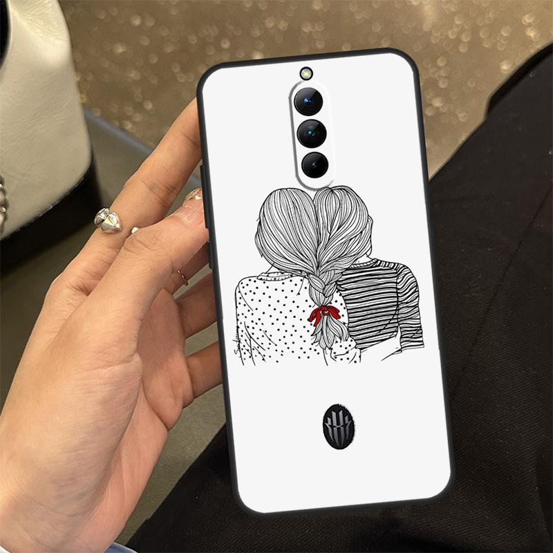 Beste Freunde BFF Passendes Case Für ZTE Nubia Red Magic 10 9 8 8S 9S 10S Pro Plus 6 7 6S 7S Pro RedMagic 10 Air Hülle