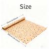 1 Roll Colorful Star Pattern Gift Wrapping Paper, Thick Cowhide Material -Ideal for Holiday Packaging  New Year with Retro Theme