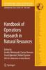 The Handbook of Operations Research In Natural Resources : 99 Book