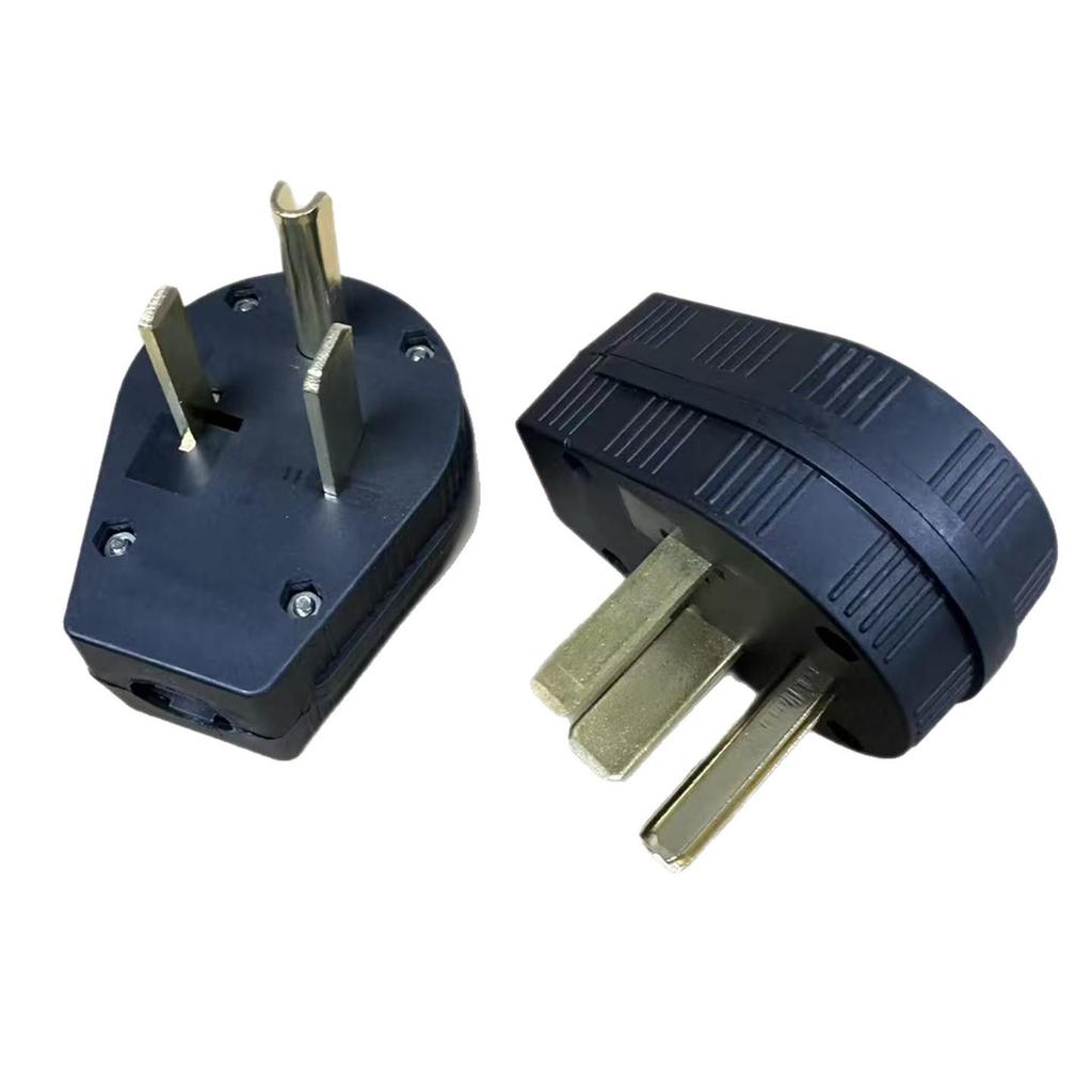 American Standard NEMA6-50R 50A Three-Pin Industrial Plug for High Power Generators and Dryers