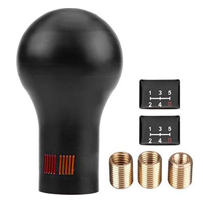 Gear Shift Knob 5 Speed Auto Manual Gear Shift Knob Head Shifter for Mitsubishi Lancer V3/EVO (Black)