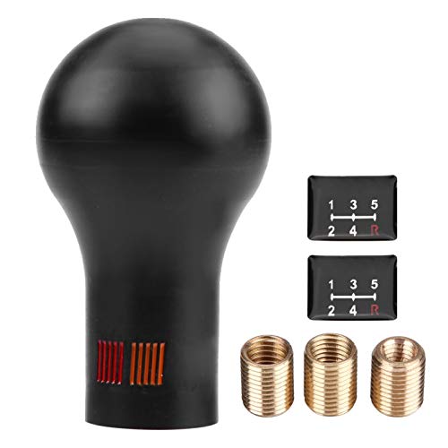 

Gear Shift Knob 5 Speed Auto Manual Gear Shift Knob Head Shifter for Mitsubishi Lancer V3/EVO (Black) default чёрный
