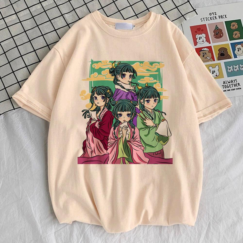 Kusuriya No Hitorigoto T-shirt Women Y2k Grunge Kawaii Comfortable Colorful Tshirt Women 2000s Grunge Classic Hip Hop Harajuku