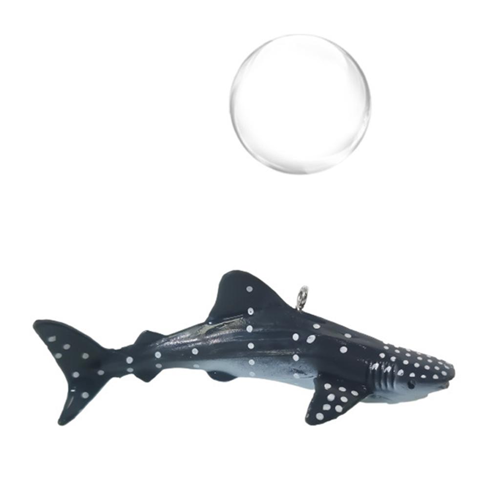 Aquarium Ornament, Floating Fish Tank Decorations, Resin Simulated Shark Blue Whale Underwater World Aquarium Ornament For Seawater And Freshwater
