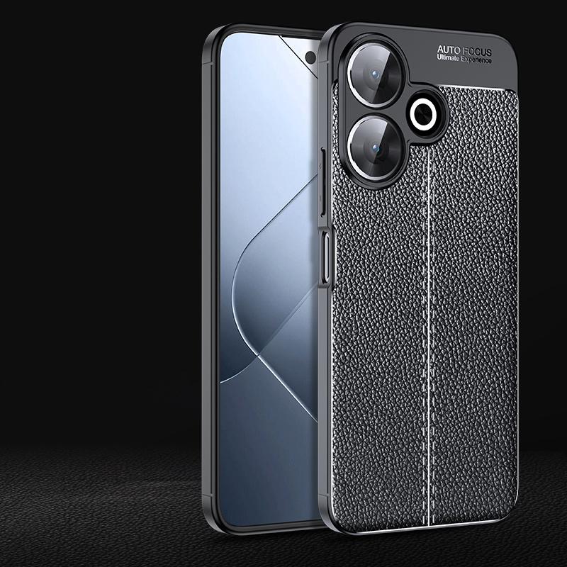 Für Redmi 13 Hülle Abdeckung Xiaomi Redmi 13 Capas Armor Handy Bumper Rückseite Armor Stoßfest TPU Weichleder Fundas Redmi 13 Redmi13