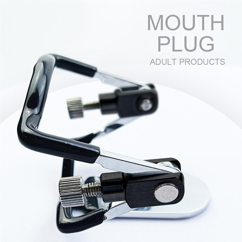 Adjustable Stainless Steel Stoppers Adult Sex Toys BDSM Restraint Blowjob Gag Mouth Bondage Slave Deep Throat Gags Adult Sex Toy