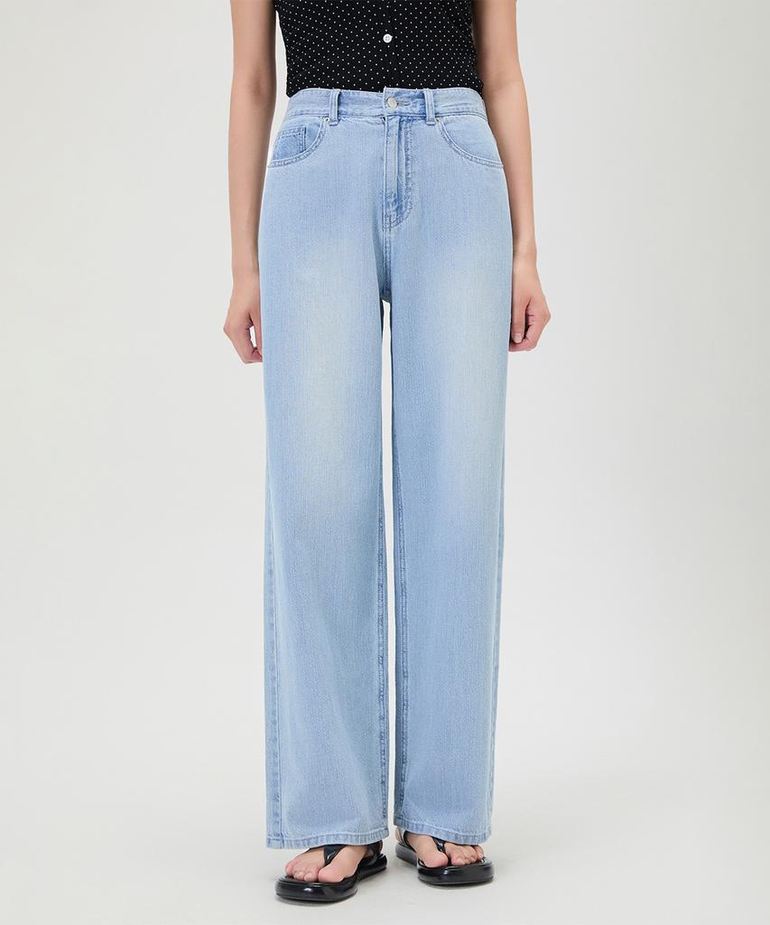 MIXXO Linen Semi Wide Fit Denim