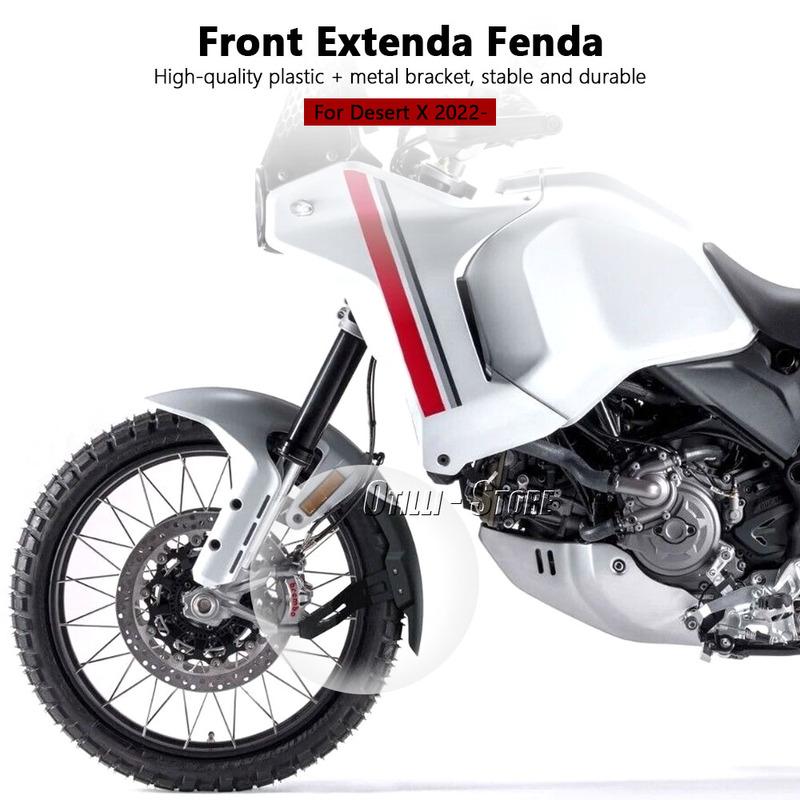 New Motorcycle Accessories Front Fender Mudguard Wheel Hugger Splash Guard For Ducati DESERT X DesertX Desert X 2022 2023