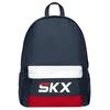 Casual Fabric Backpack Unisex Backpacks Navy-Blue L320U002