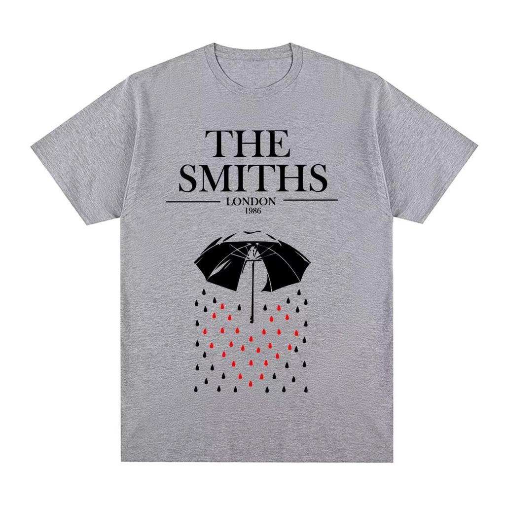 The Smiths Meat Is Murder Morrissey Marr 1985 Punk Rock Band Vintage T-shirt Cotton Men TEE Women Top Streetwear Oversize Casual