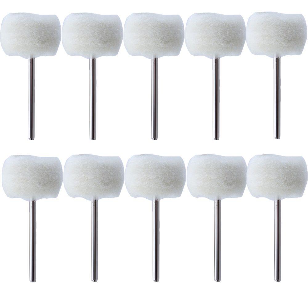 

Cotton Thread Mini Abrasive Buffing Wheel Buffer Polishing 3mm Shank Felt Grinding Sanding Head