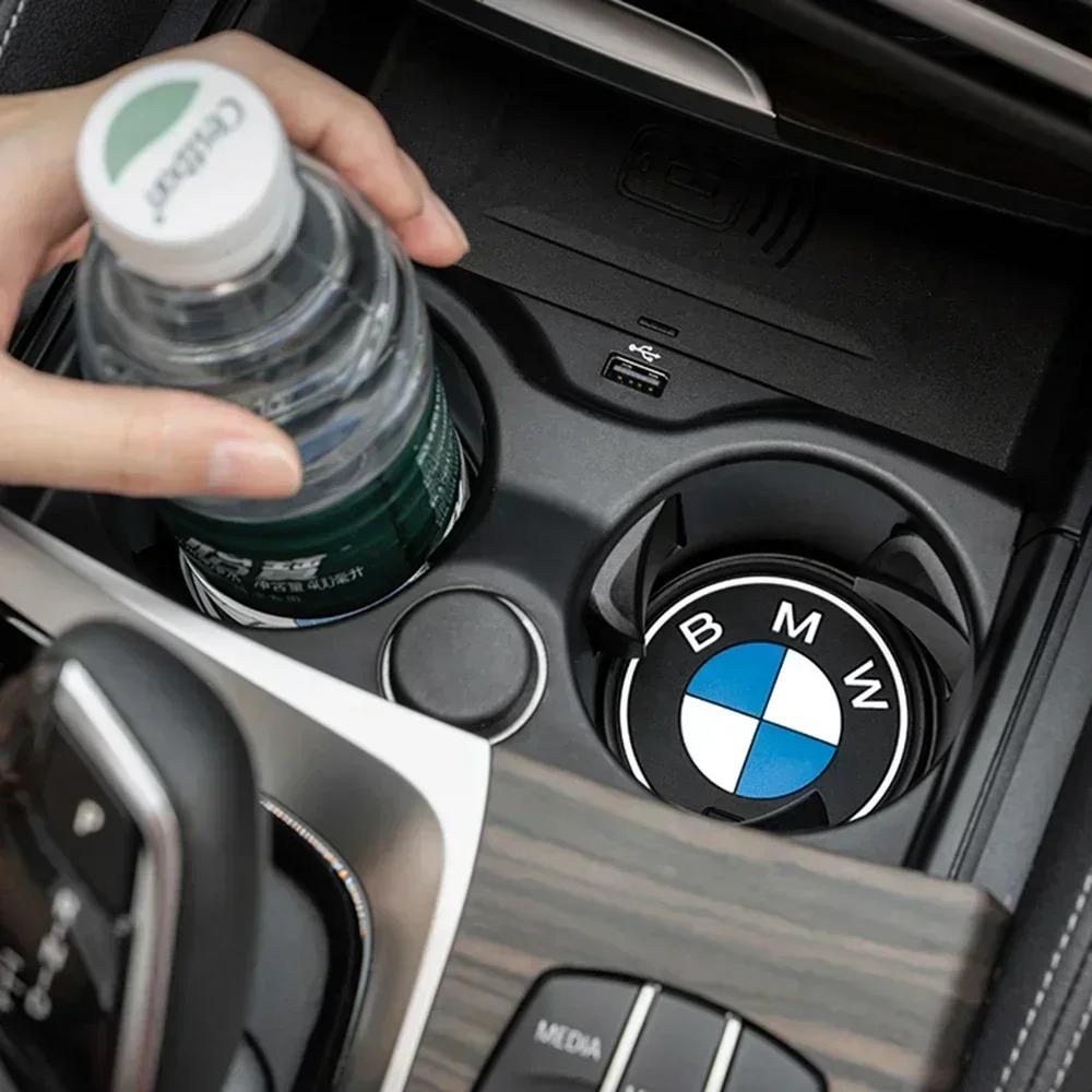 Pour BMW Chaud 2025 Lot de 2 pièces/Ensemble Porte-gobelets Antidérapants pour Voiture BMW pour Séries X1 X2 X3 X4 X5 X6 1 2 3 4 5 6 7 F30 E90 G20 F20 F21 F22 F07 F11