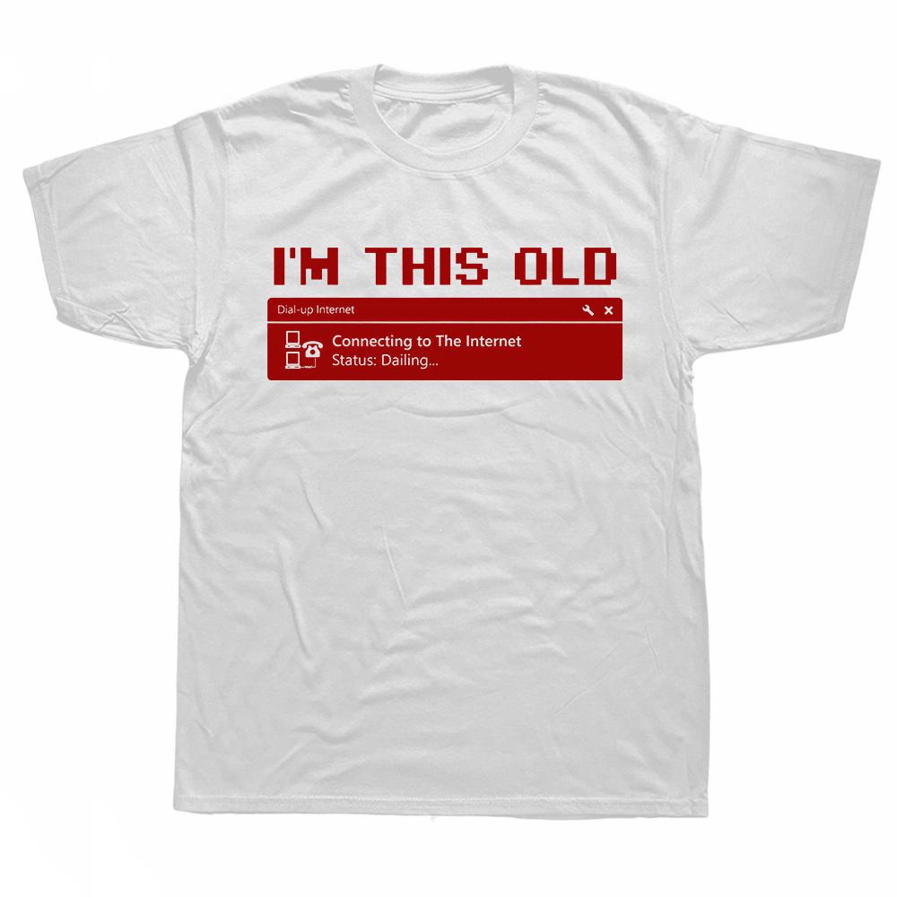 

Cotton Computer 90s Programmer PC Nerd Geek Men T Shirts Graphic Streetwear Short Sleeve Birthday Gifts Style Tshirt 4XL