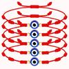 7 Knot Lucky Red Black String Bracelets for Lover Protection Amulet Friendship Braid Rope Wristband Jewelry Couple Bracelet Gift