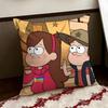 Ggravity Ffalls Anime Cushion Cover Reversible Soft Durable Pillow Cover Home  Car MultiScene Use for Daily Comfort