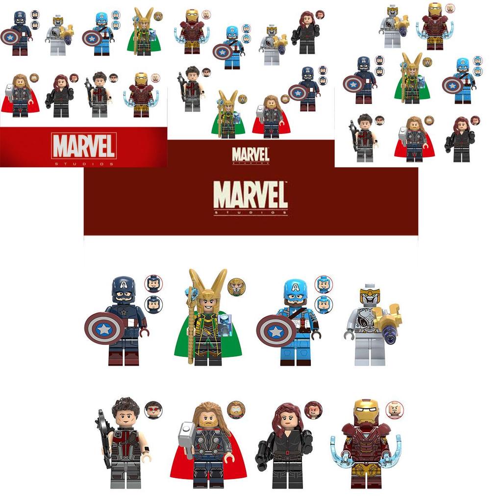 Superhero Building Blocks Figure Abs Plastic Toy 4.5cm Height