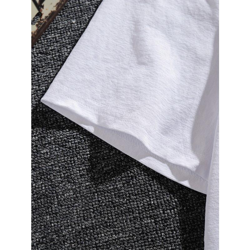 European Size Cool Short-Sleeved Men'S T-Shirt for Summer