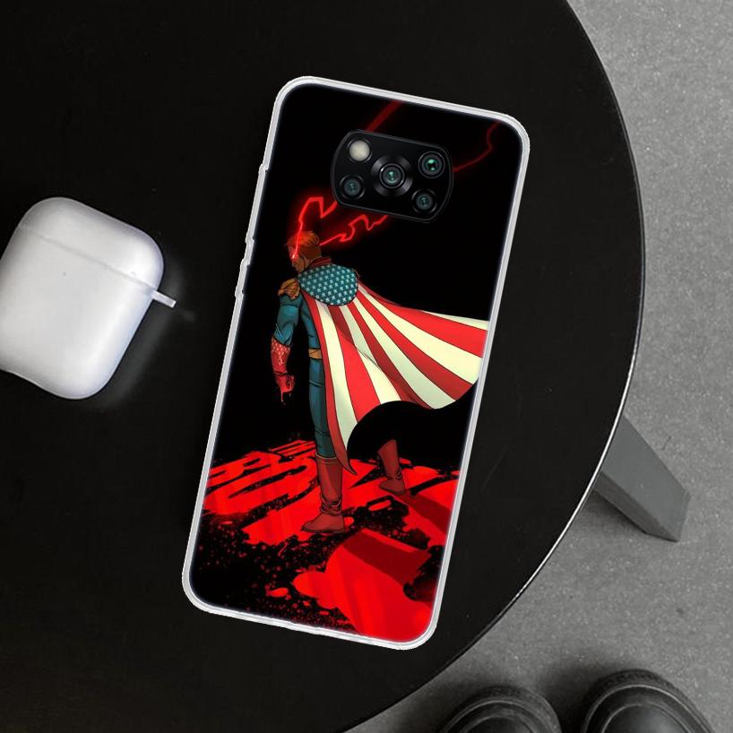The Boys Homelander TV Phone Case Cover for Xiaomi Poco X6 X5 X7 Pro F7 Ultra Redmi 15C 15 13C 13 12C 12 10C 10 10A 9C 9A 9T 9 C