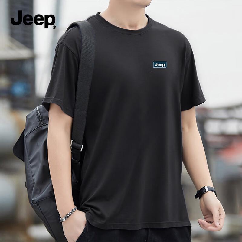 JEEP Men s Ice Silk Short Sleeve T-shirt 2XL