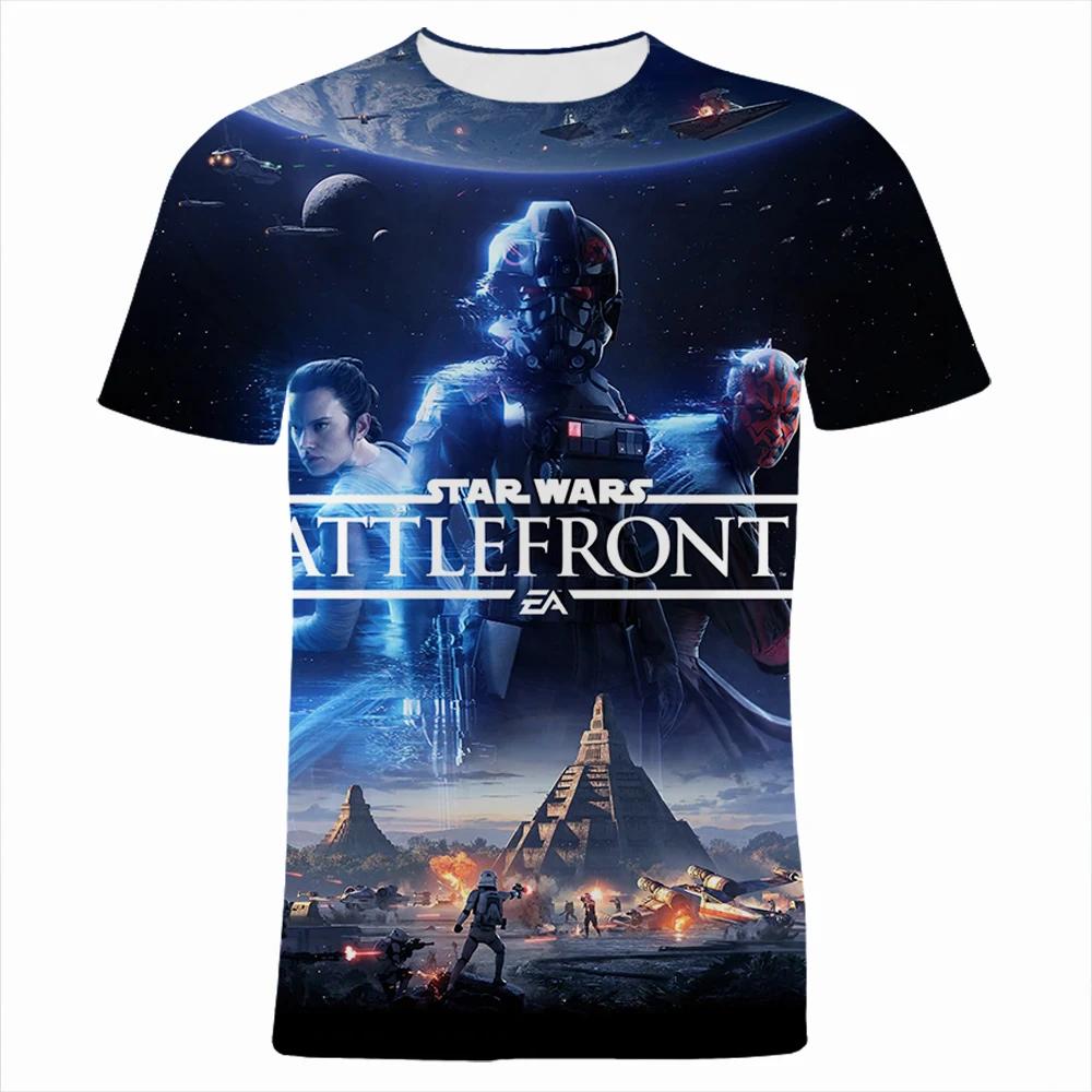 Disney Summer 3d Print Star Wars T-shirt For Teen Casual Clothes  Tee Fashion Oversized T Shirt Harajuku Male Top