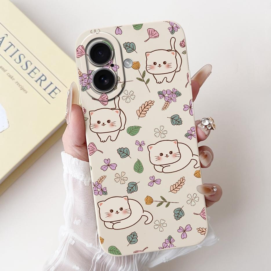For Apple iPhone 17 Pro Max Case 2025 New Fashion Cartoon Cover Soft Silicone Phone Case For iPhone 17 Air iPhone17 Pro Max Bags