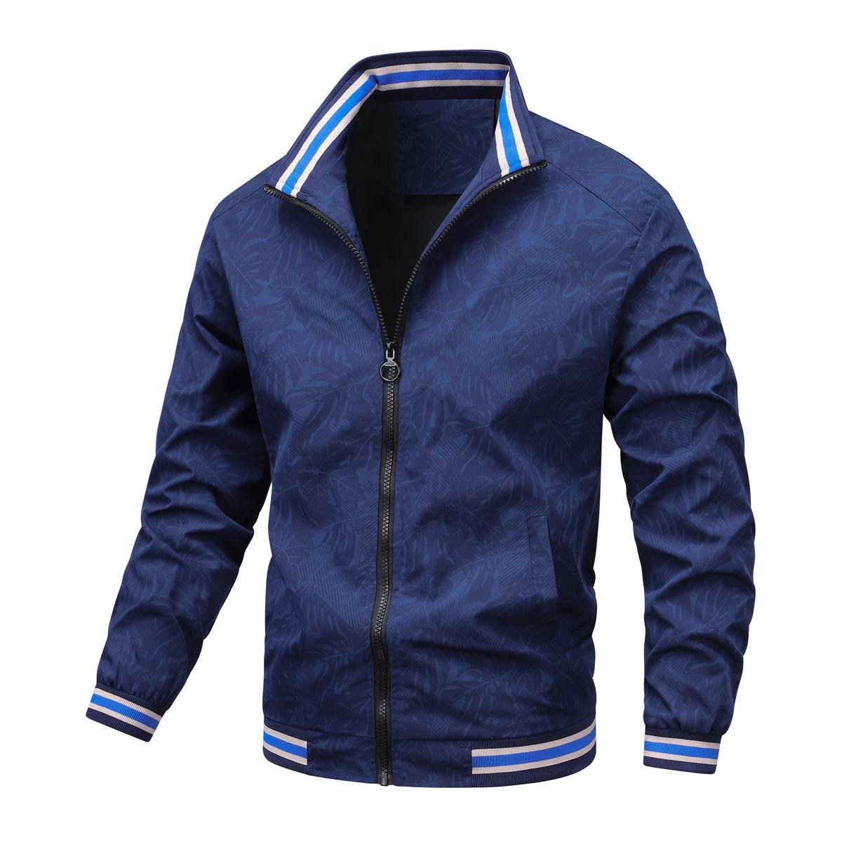 

New Jacket Men s Spring and Autumn New Casual and Comfortable Jacket XS синий