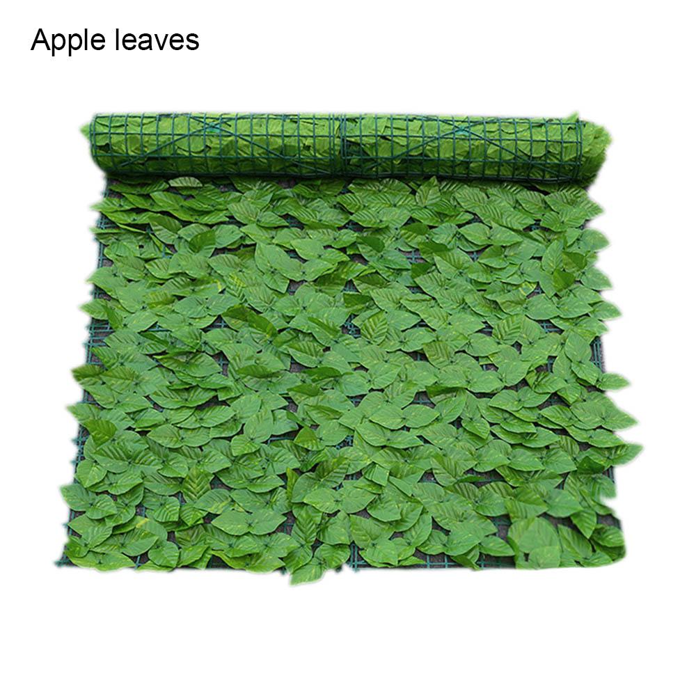 Artificial Hedges Ivy Leaf Garden Fence Roll Privacy Screen Wall Cover Decor