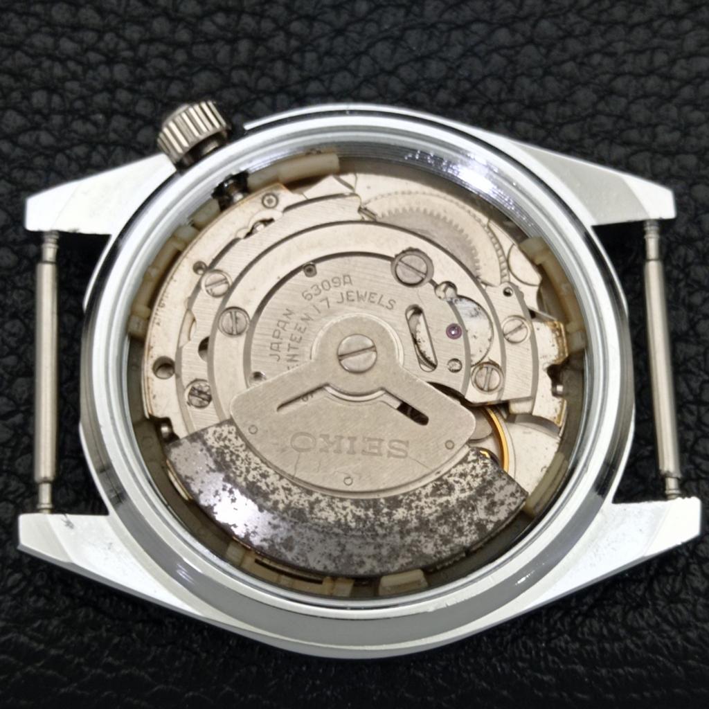 JAPAN VINTAGE SEIKO 5 AUTOMATIC REFURBISHED MENS BLACK DIAL WATCH a440448-9 Sk-a440448-1