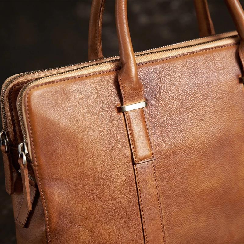 

Деловой портфель плюс мужская вместительная сумка из коровьей кожи для поездок на работу, мужская сумка OEM