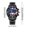 4-piece Retro Men's Fashion Accessories Set, with Cross Necklace, Ring and Bracelet Chain, Suitable for All Occasions.