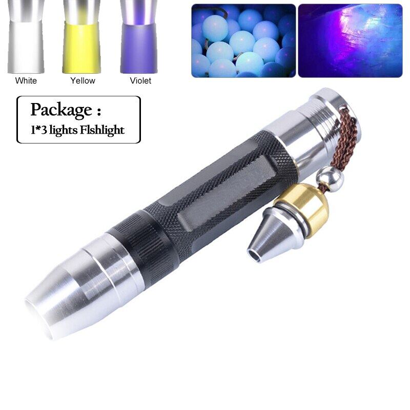 Cheap Jade Identification Torch 3 IN 1 LEDs Light Sources Portable