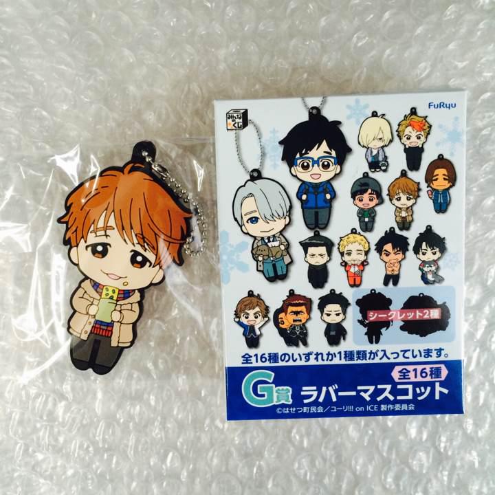 [USED] Minna no Kuji Yuri!!! on ICE Jiguanghong Rubber Mascot