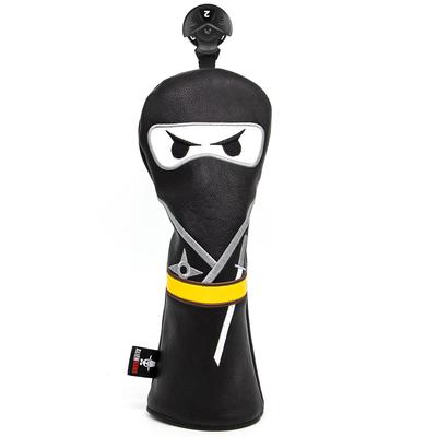 Golf Club Head Cover Ninja Style Golf Wood Cover Set Golf Driver Cover Fairway Hybrid Head Cover Premium Leather Wood, Utility, Women's Men's (Utility