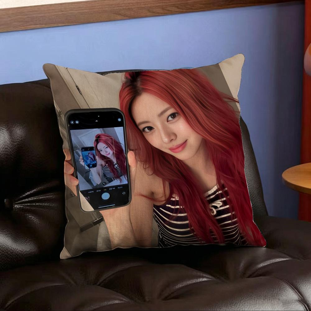 Music Y-Yuna Cushion Cover Home Decor Cushion Cover Soft Throw Pillowcase for Sofa Bedroom Outdoor Use
