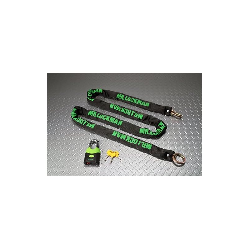 

Late Mr.LOCKMAN Mr Rockman wild slider chain lock strong 8 10×10mm 2.4m ML-020GR-2400