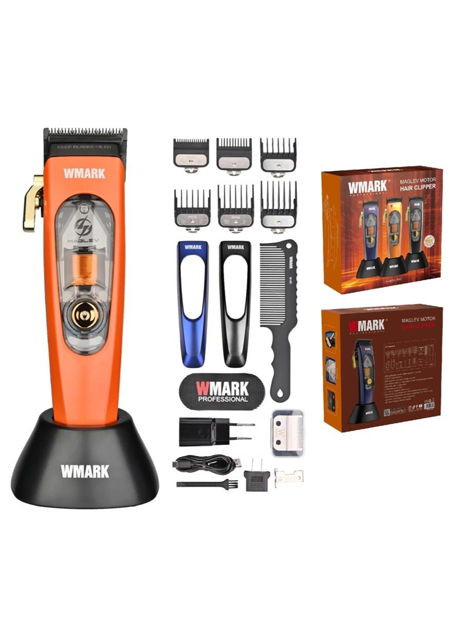 

WMARK Hair Clipper Electric Hair Trimmer Rechargeable Hair Cutting Machine Maglev Motor Cordless Barber Trimmer for Men NG-9004B