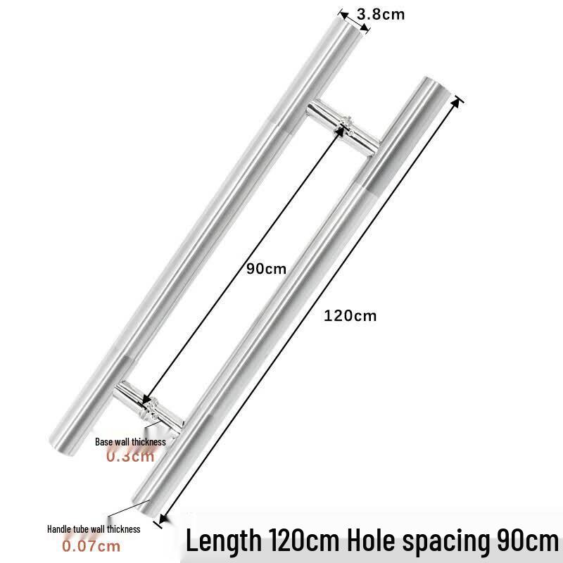 GUYU 201 Stainless Steel Modern Glass Door Handle