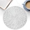 Round Placemat Firework Decorative Placemats Multifunction Table Mat Dining for Home
