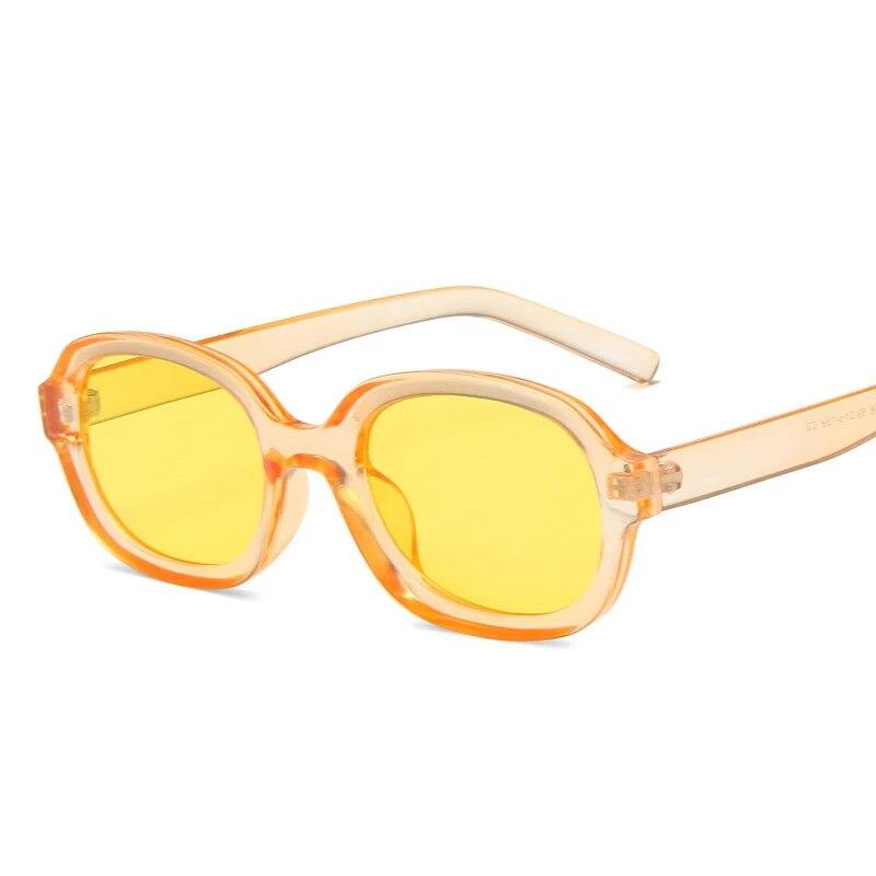 New Trend European and American Sunglasses Male Retro Sunglasses Concave Oval Glasses Sunglasses Women Sun Glasses