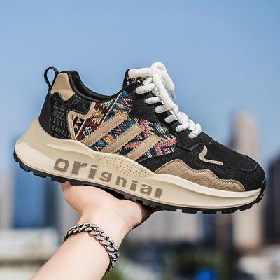 Cross-border European Station Men's Shoes 2025 New Spring Versatile Platform Casual Youth Forrest Gump Sports Dad Trendy Shoes