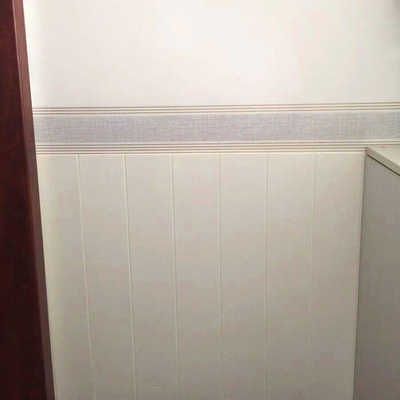 Samolepící vodotěsná lišta PVC Nálepka na zeď Koupelna Vlnovod Vlnovod Podlahový kámen Dveře Pozadí Nástěnný rám Nálepka na parapet