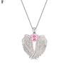 Women Necklace Irregular Shape Stone Tassel Faux Jade Safe Lock Pendant Vinatge Ethnic Style Adjustable Extended Length
