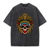 Illustration Graphics Vintage Washed T-Shirt Oversized Unisex Streetwear P6-147