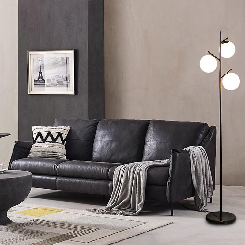 Nordic Ins Style Glass Floor Lamp