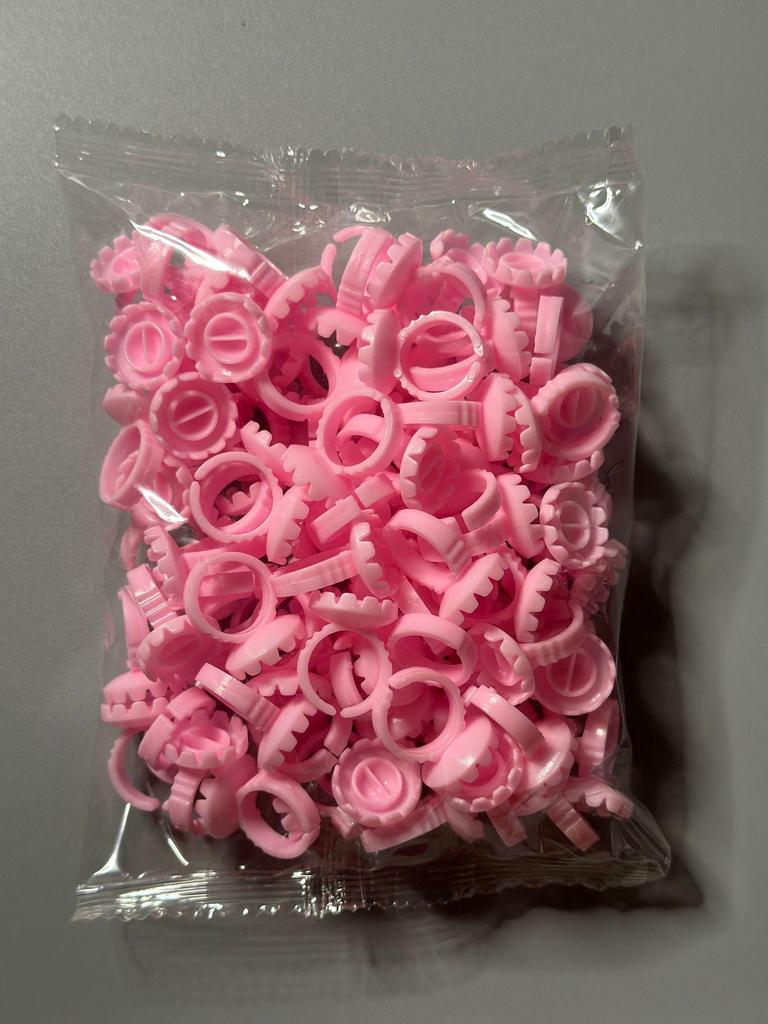 Eyelash Blooming Glue & Pigment Drip Ring Cup for Microblading