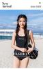 Women's Tummy-Slimming One-Piece Swimsuit: Sporty, Simple, Fashionable 2026 Model for Hot Springs & Pools