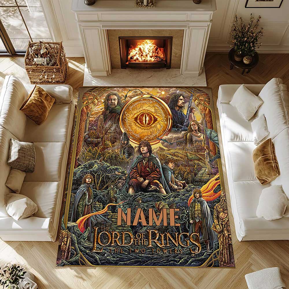 Like Warner Bros. Movies (12) Customize Your Name Rug, Office Chair Cushion, Home Bedroom Living Room Gift.