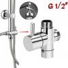3 Way Shower Head Diverter Valve G1/2 Three Function Switch Adapter Connector Head faucet Bathroom Accessories 3 Way Shower Head